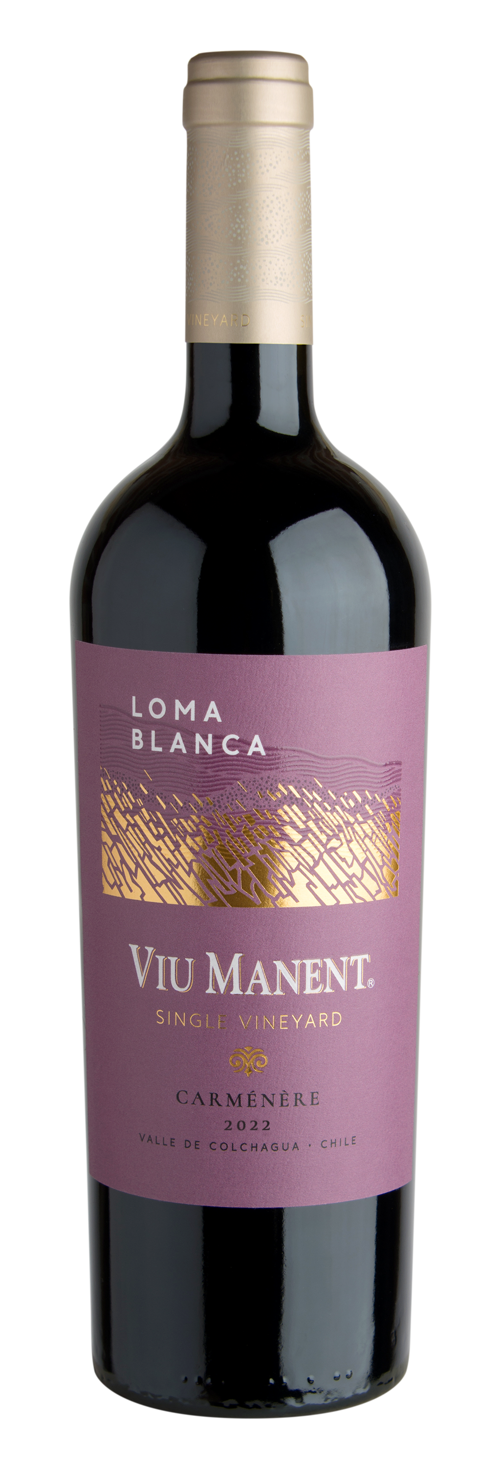 VINO TINTO VIU MANENT CARMENERE SINGLE VINEYARD 2022 750 ML