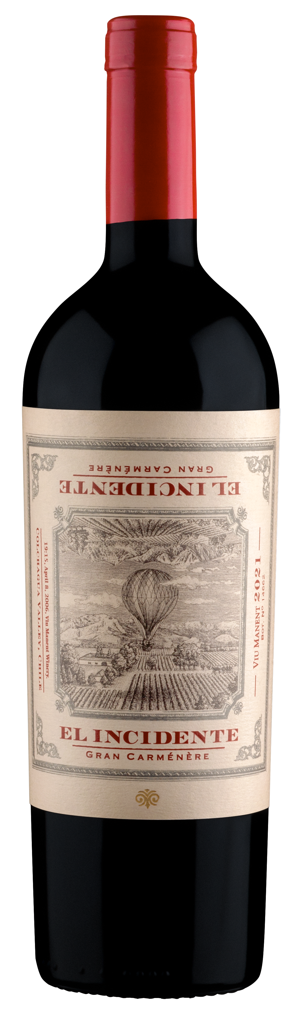 VINO TINTO  VIU MANENT CARMENERE EL INCIDENTE 2021 750 ML