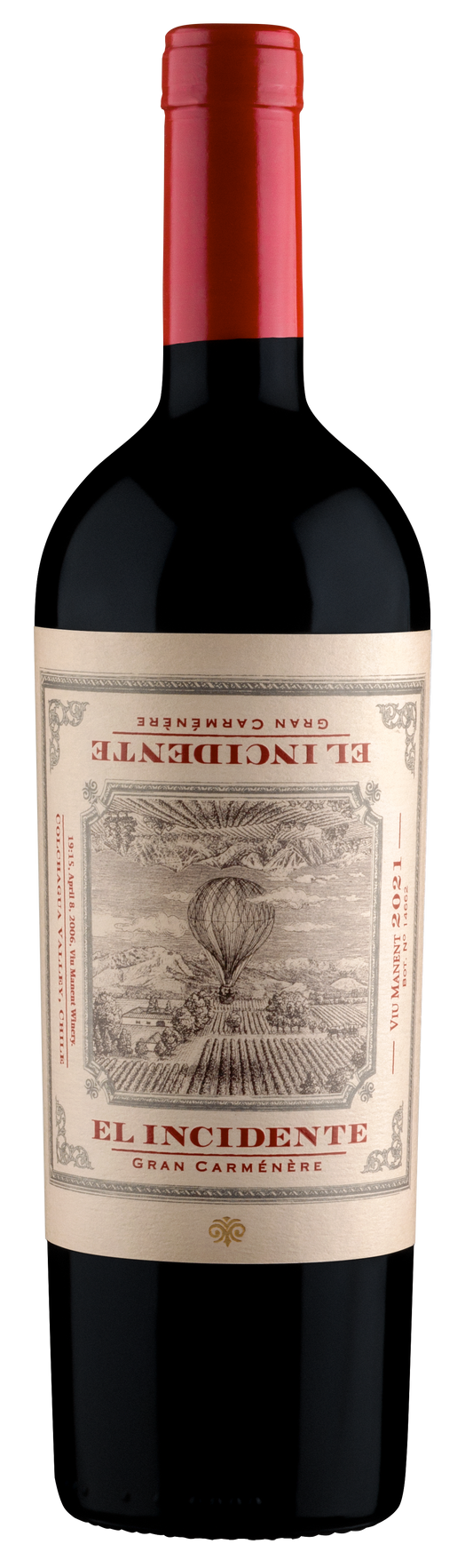 VINO TINTO  VIU MANENT CARMENERE EL INCIDENTE 2021 750 ML